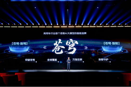 【终版-媒体版】福田汽车重磅发布行业首个 AI 大模型的智能品牌—— 苍穹(1)